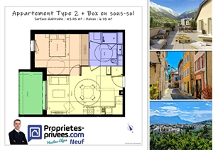 t2 à la vente -   05200  EMBRUN, surface 6 m2 vente t2 - UBI429874493